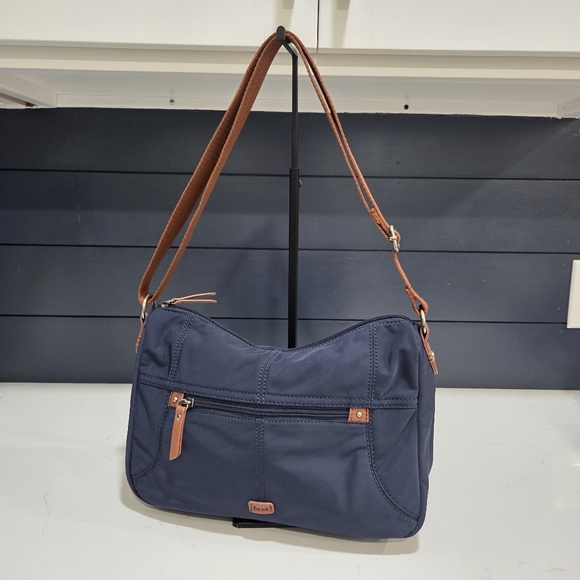 The Sak Handbags - The Sak Esperato Hobo Bag Adjustable Strap, Pockets, Water Repellant Navy Blue
